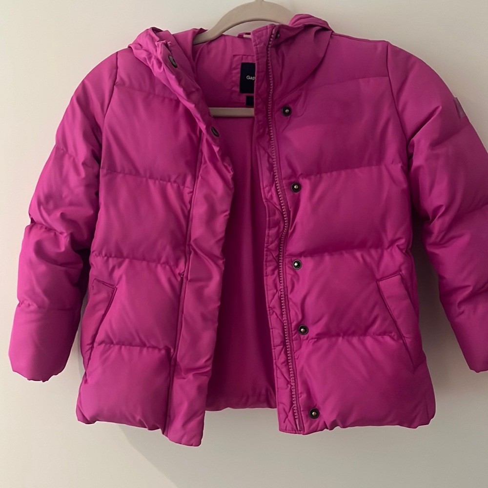 Gap Girl Down Hooded Jacket size 6-7
